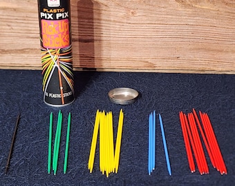 Vintage Plastic Pix Pix Pick Up Sticks