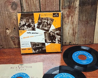RCA Victor 45 RPM Box Set - A Cole Porter Review by David Rose and His Orchestra