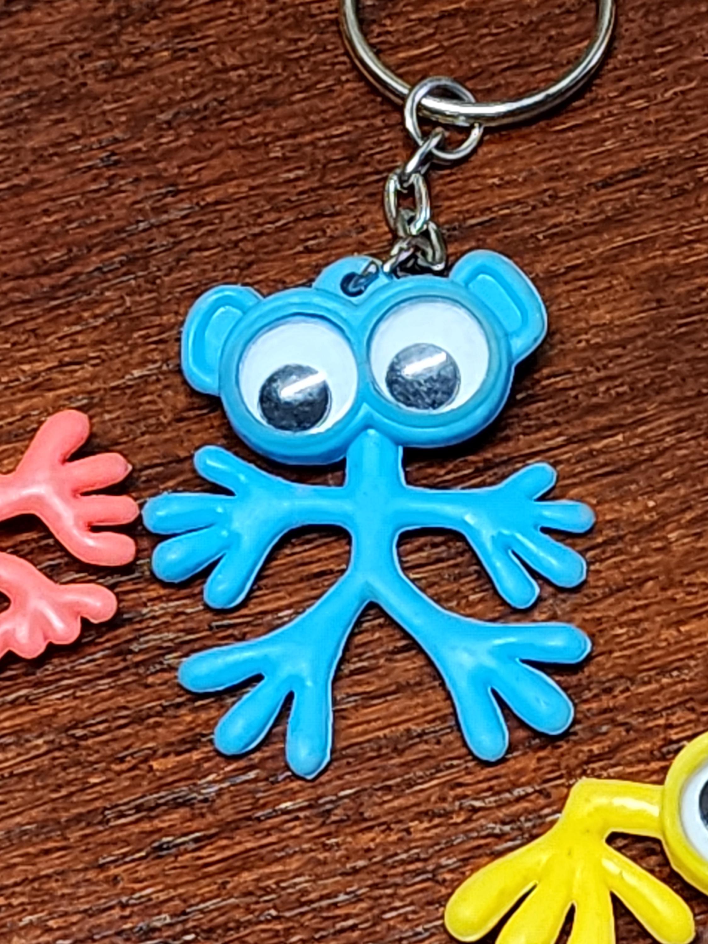 Wacky Colorful Creature Keychains Assortment - Etsy