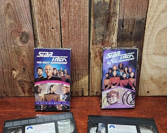 VHS STAR TREK: the Next Generation - the Best of Both Worlds (part