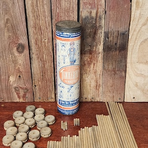 Antique Original Tinkertoy Set