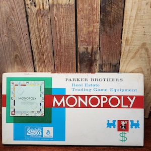 1967 Monopoly Board Game by Parker Brothers