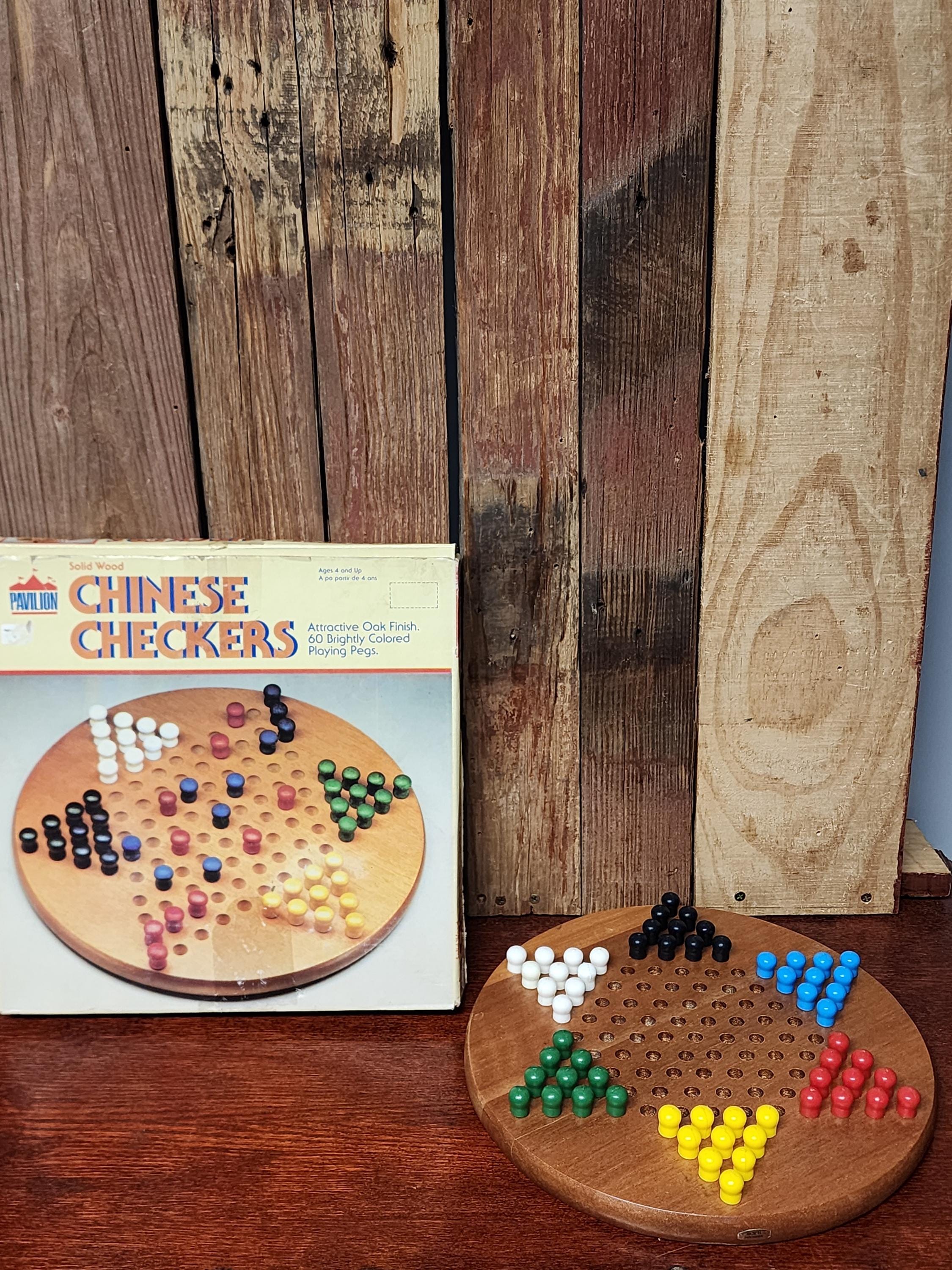 Vintage Chinese Checkers Board Game - Etsy