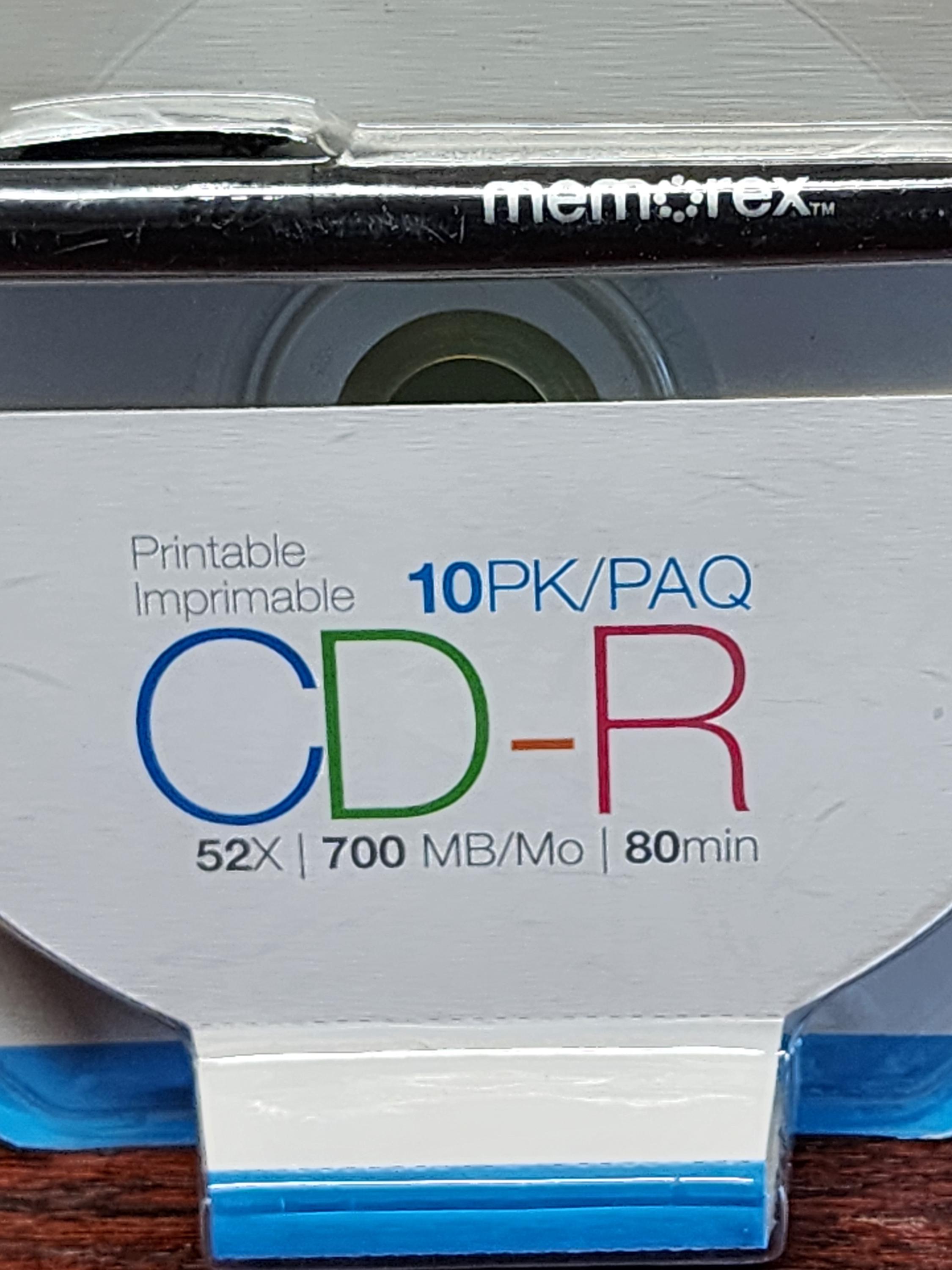 Vintage Re Writeable CD (10 Pack) by Memorex - Etsy