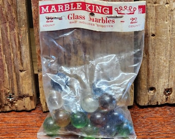 Vintage Marble King Marbles, Small Package (Unopened)