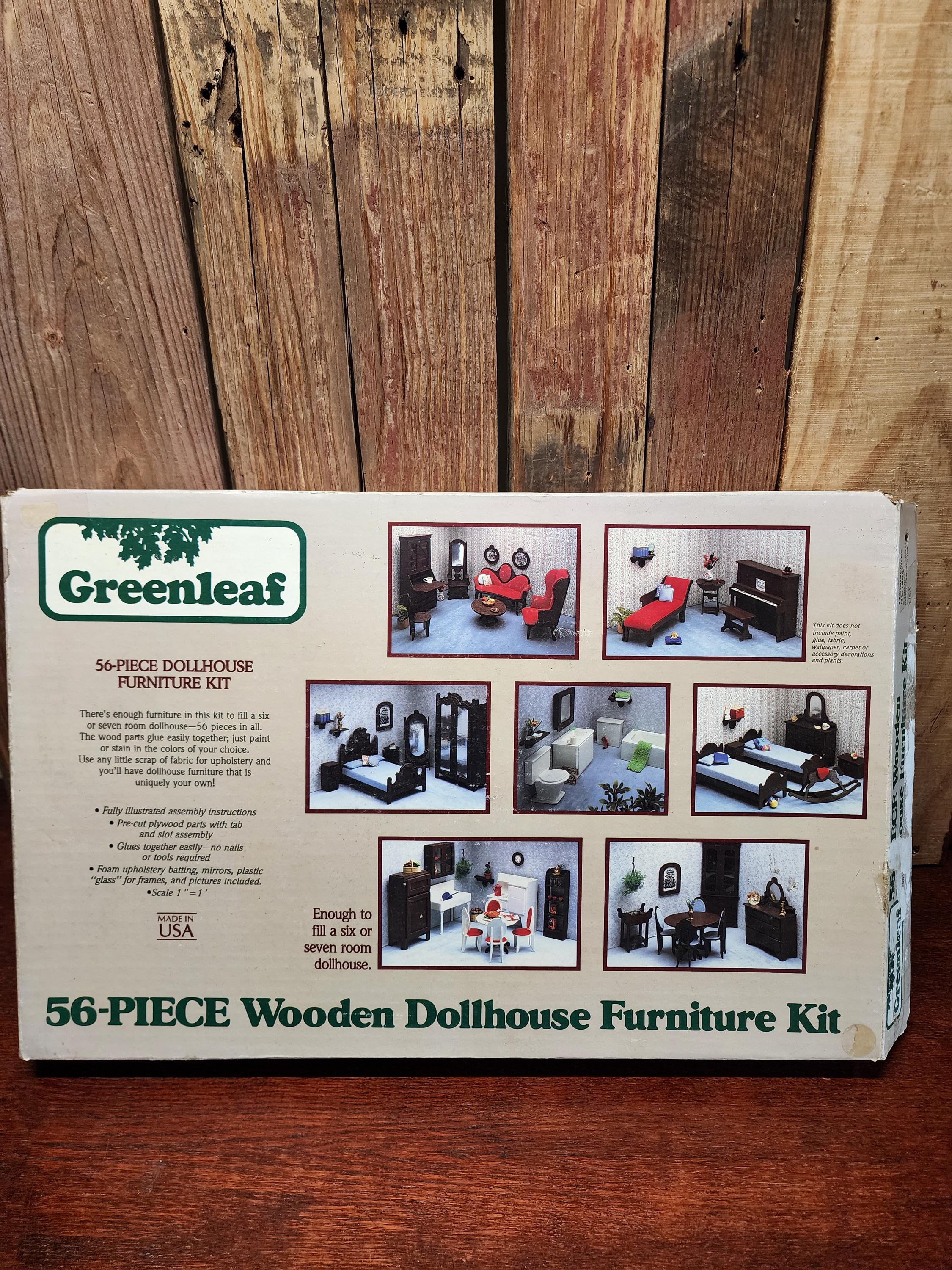 1982 Greenleaf (56 Piece) Miniature Dollhouse Furniture Kit - Etsy