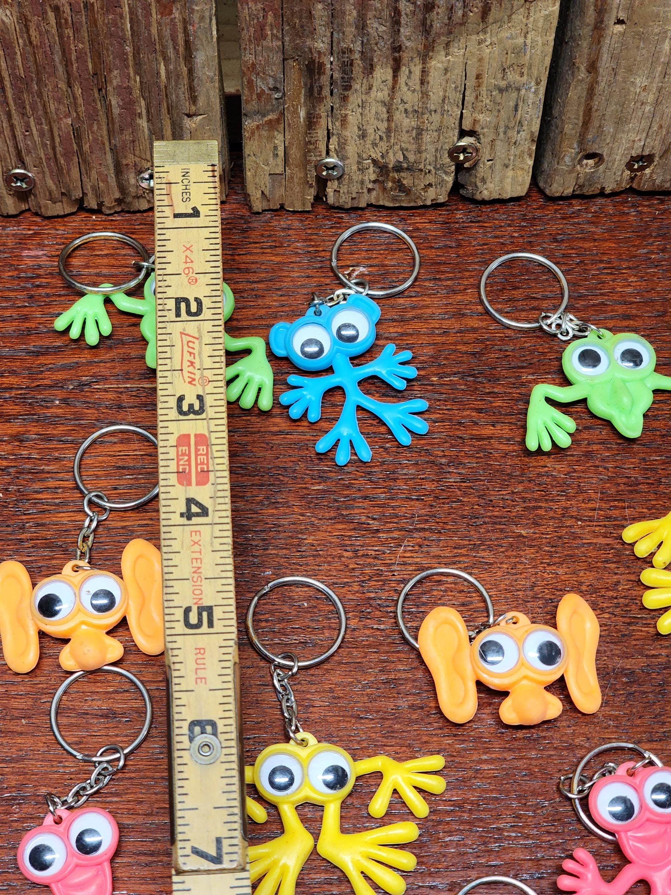 Wacky Colorful Creature Keychains Assortment - Etsy