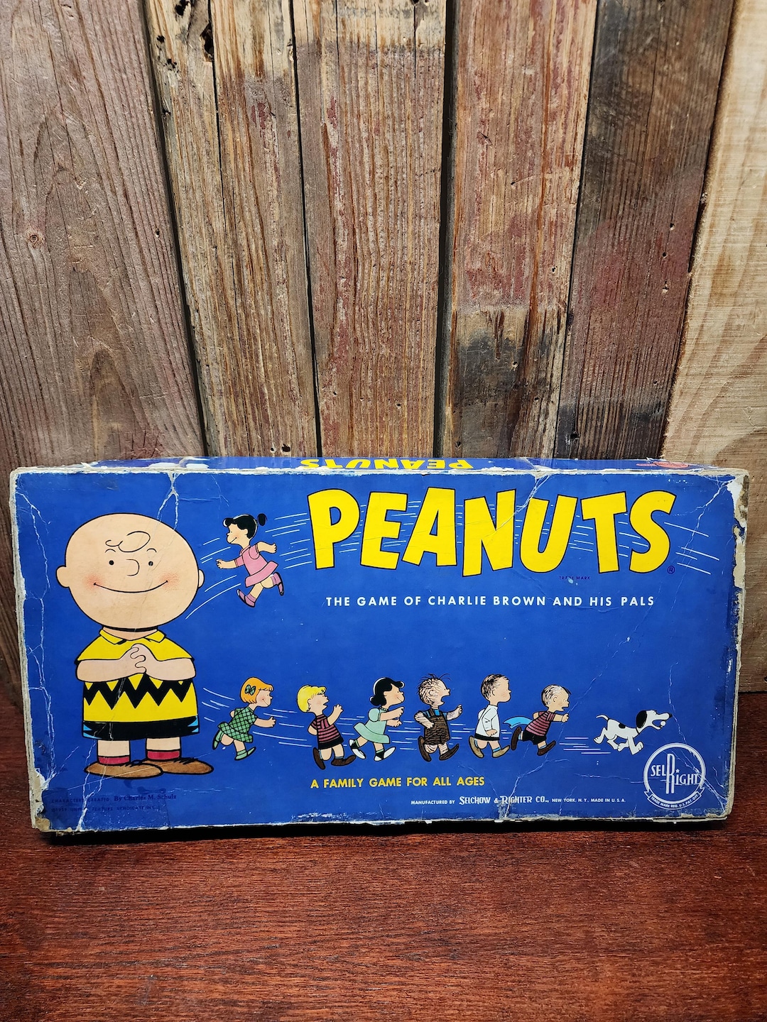 Peanuts: the Game of Charlie Brown and His Pals Board Game - Etsy