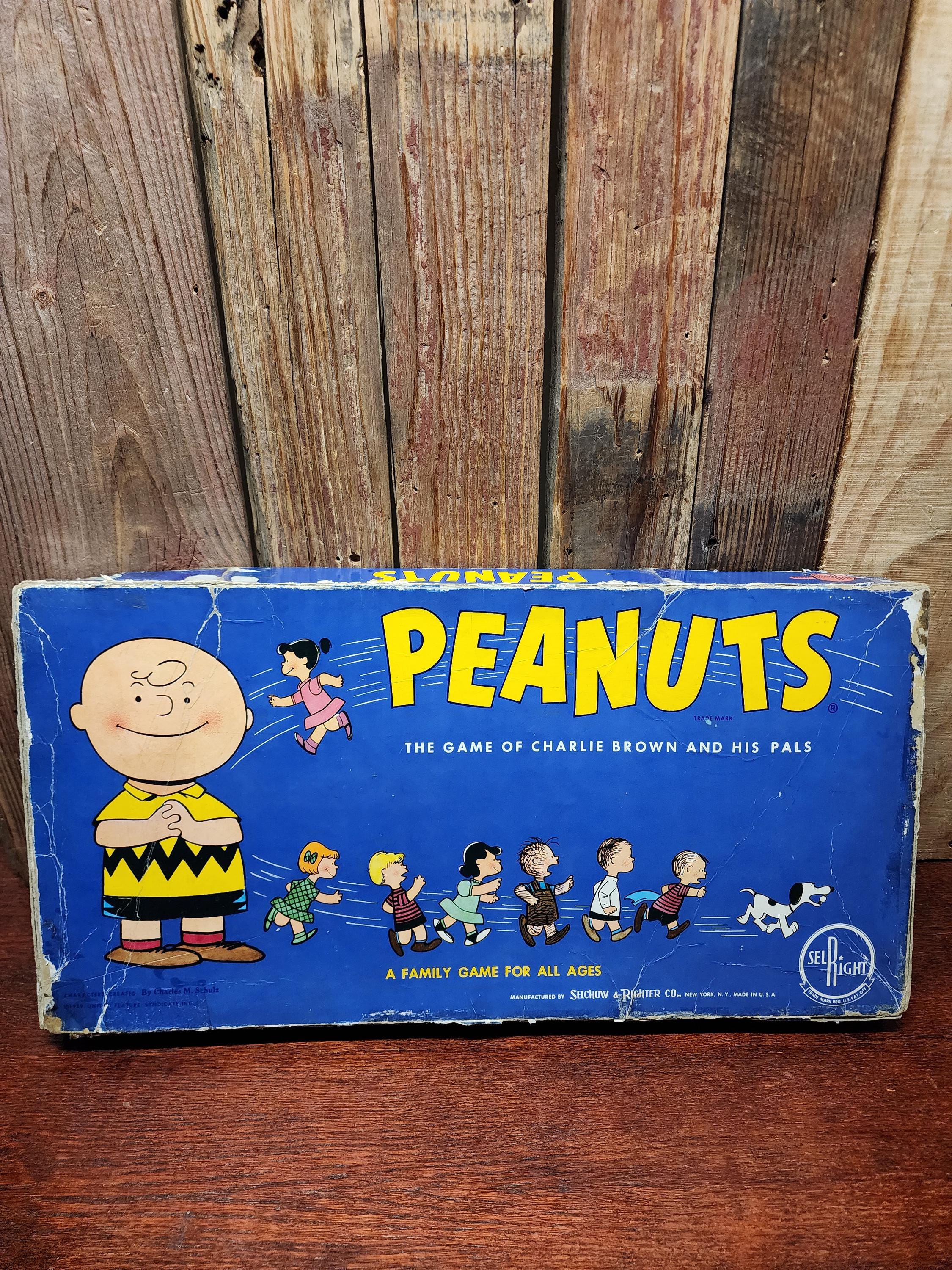 Peanuts: the Game of Charlie Brown and His Pals Board Game - Etsy