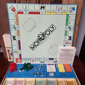 80s Monopoly Game by Parker Brothers