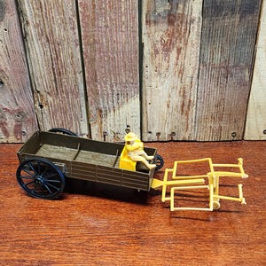 Vintage Processed Plastic Company - Cowboy Chuck Wagon (Damaged and Missing Parts)