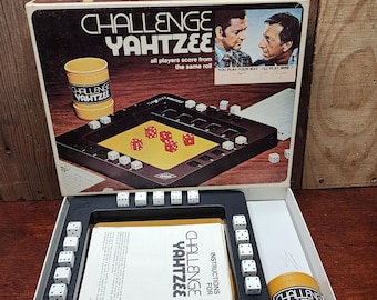 1978 Challenge Yahtzee Dice Game by Milton Bradley