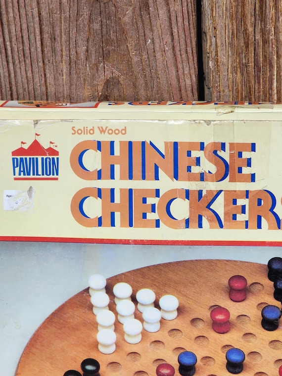 Vintage Chinese Checkers Board Game - Etsy
