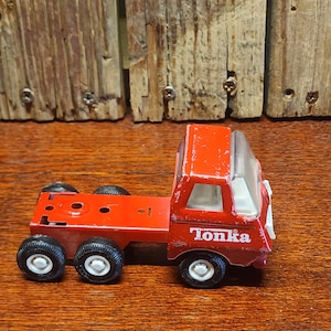 Vintage Red Tonka Semi-Truck Cab (No Trailer)