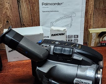 Vintage Panasonic PV-D209 VHS-C Palmcorder Camcorder - Etsy