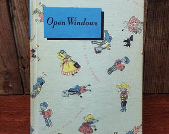 1957 Open Windows - Golden Rule Series Hardcover Book