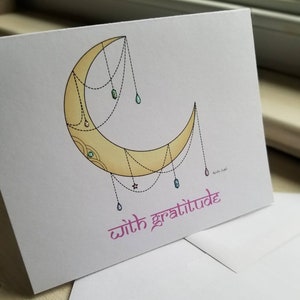 With Gratitude Blank Notecards - set of 10