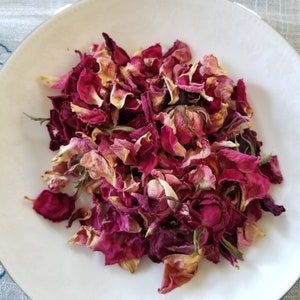 Homegrown Dried Rose Petals for Spellwork image 2