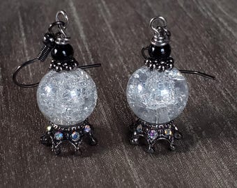 Scryer Crystal Ball Earrings