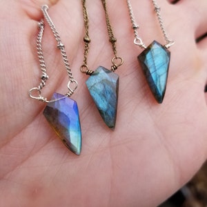 Labradorite Crystal Necklace