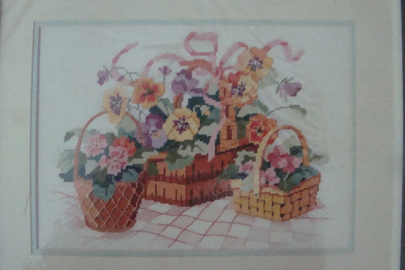 Dimensions No Count Cross Stitch KIT Baskets of Spring
