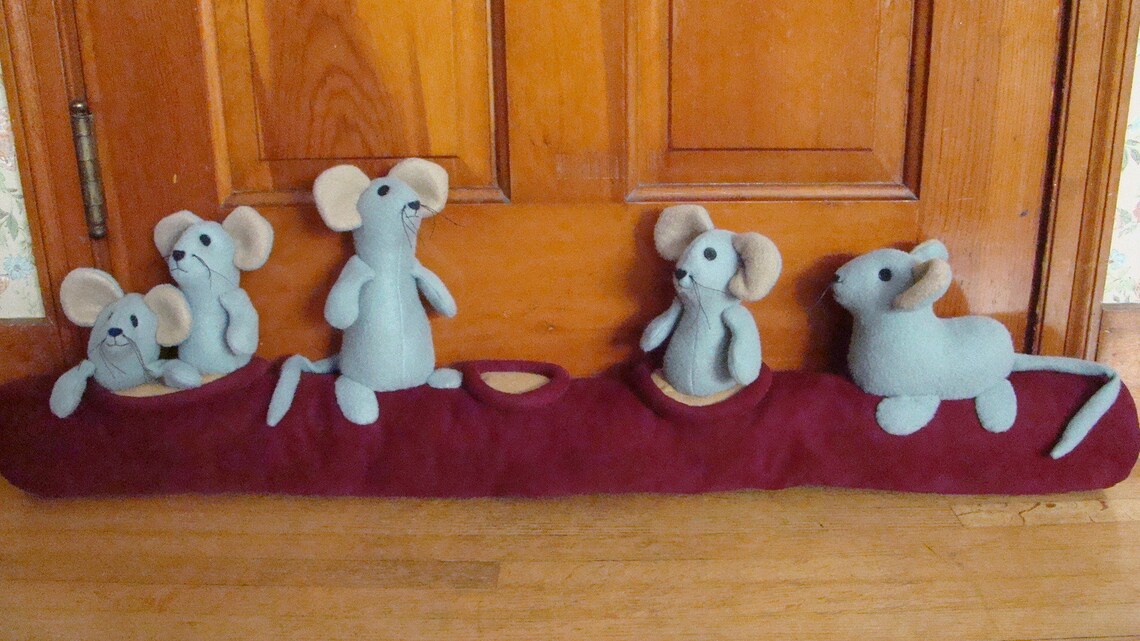 5 Woodland Mice Door Draft Stopper Etsy