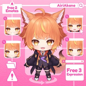 AANGEPASTE CHIBI VTUBER | Aangepast Vtuber-model, live2d-model, Vtuber-ontwerp, Vtuber-personage, anime-kunst, anime-personage, Live2D-personage, Chibi