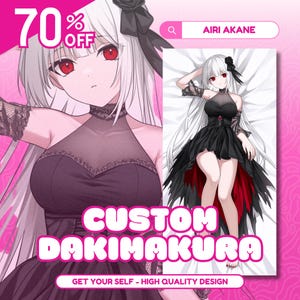 Aangepaste tekening Anime Dakimakura, aangepaste Dakimakura, kussensloop lichaam, anime-personage, SFW, origineel personage, fanart, anime-paar