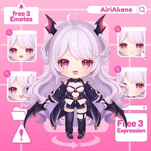 AANGEPASTE CHIBI VTUBER | Aangepast Vtuber-model, Vtuber-personage, Anime-kunst, Anime-personage, Live2D-personage, live2d-model, Vtuber-ontwerp