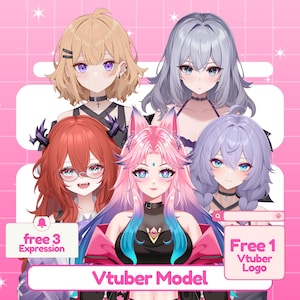 Eigene Live2d Vtuber Auftragsarbeit | Vtuber Objekten, Anime Art, Benutzerdefiniertes Vtuber-Modell für Werbung, Vtuber-Charakter, Vtuber-Modell, Pfp, Pngtuber