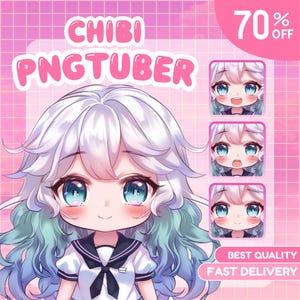 Aangepaste chibi pngtuber, pngtuber, schattige chibi, chibi pngtuber, chibi, aangepaste pngtuber, png-personage, pngtuber, chibi anime, chibi vtuber