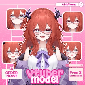 Custom live2d Vtuber commission | Vtuber assets, Live2d model commission, Vtuber rigging, Anime art Commission, Vtuber Male and Female