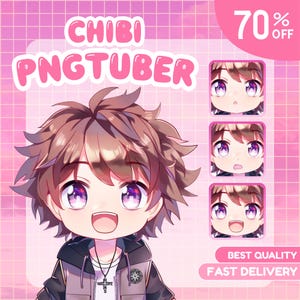 Aangepaste chibi pngtuber, pngtuber, schattige chibi, chibi pngtuber, pngtuber, chibi anime, chibi, aangepaste png, pngtuber-personage, chibi vtuber