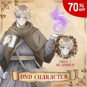 Portrait de personnage personnalisé du MDN : Commission Donjons et Dragons