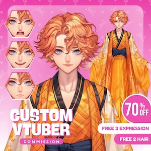 AANGEPASTE LIVE2D VTUBER-MODEL | vtuber, Vtuber Commission, Live2D-modelcommissie, live2d-model, Rigging, Vtuber mannelijk en vrouwelijk, vtuber-item