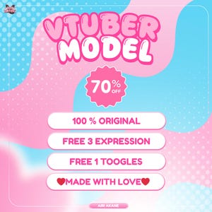 Custom Live2d Vtuber Commission | Vtuber assets, Anime, Anime Art, Custom Vtuber Model for Commercial Use, Live2d Model Commission, Pngtuber, vtuber model, vtuber character, character modeling, live 2d model, pfp, vtuber chibi, vtuber model anime