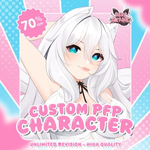 CUSTOM Anime PFP | Anime Avatar | PFP | Art | Twitch | Profile picture | for Personalized Twitch Avatar | Social Media Profile Icon
