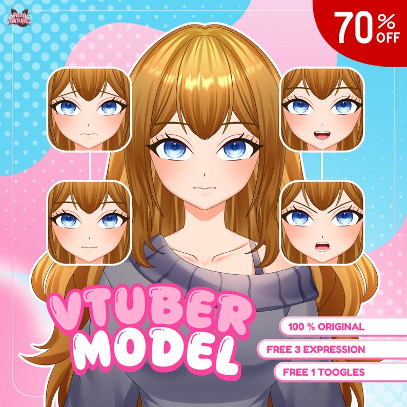Custom Live2d Vtuber Commission | Vtuber assets, Anime, Anime Art, Custom Vtuber Model for Commercial Use, Live2d Model Commission, Pngtuber, vtuber model, vtuber character, character modeling, live 2d model, pfp, vtuber chibi, vtuber model anime