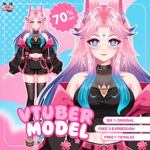 Custom Live2d Vtuber Commission | Vtuber assets, Live2d model commission, Vtuber rigging, Anime art Commission, Vtuber Model, male female