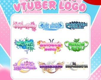 CUSTOM VTUBER LOGO | Vtuber Logo, Vtuber, Süßes Logo, Kawaii Logo, Individuelles Süßes Vtuber Logo, GIFTuber Logo, Individuelles VTuber Logo Kommision