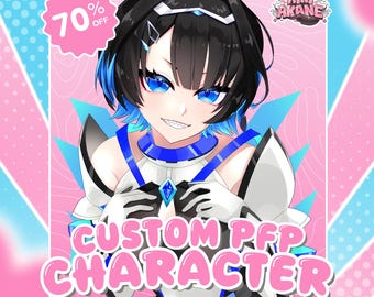 Custom PFP, pfp for twitch, Profile Icon, pfp Anime, pfp Commission, Profile picture, Vtuber pfp, PNGtuber pfp, Character Commission, Anime