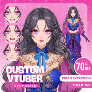 AANGEPASTE LIVE2D VTUBER-MODEL | Vtuber-commissie, Live2D-modelcommissie, tuigage, vtuber-item, Vtuber mannelijk en vrouwelijk, vtuber, live2d-model