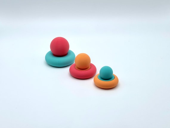 3 Retro Pop Trimming Spinner Bundle | Wheel Trimming | Clay Ceramic Tool