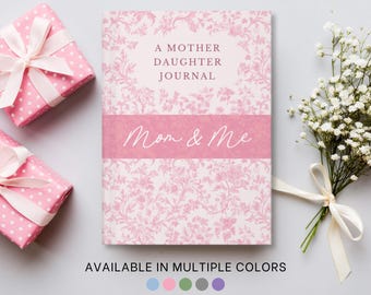 Mom Custom Journal Gift, Personalized Mother Daughter Legacy Journal, Custom Toile Journal Mother's Day Gift, Toile De Jouy Book for Mom
