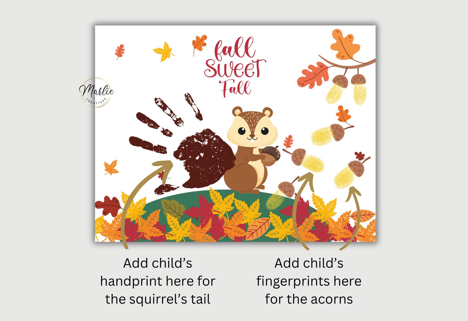 2026 Handprint Calendar Printable: DIY Kids Craft & Keepsake Gift - Etsy