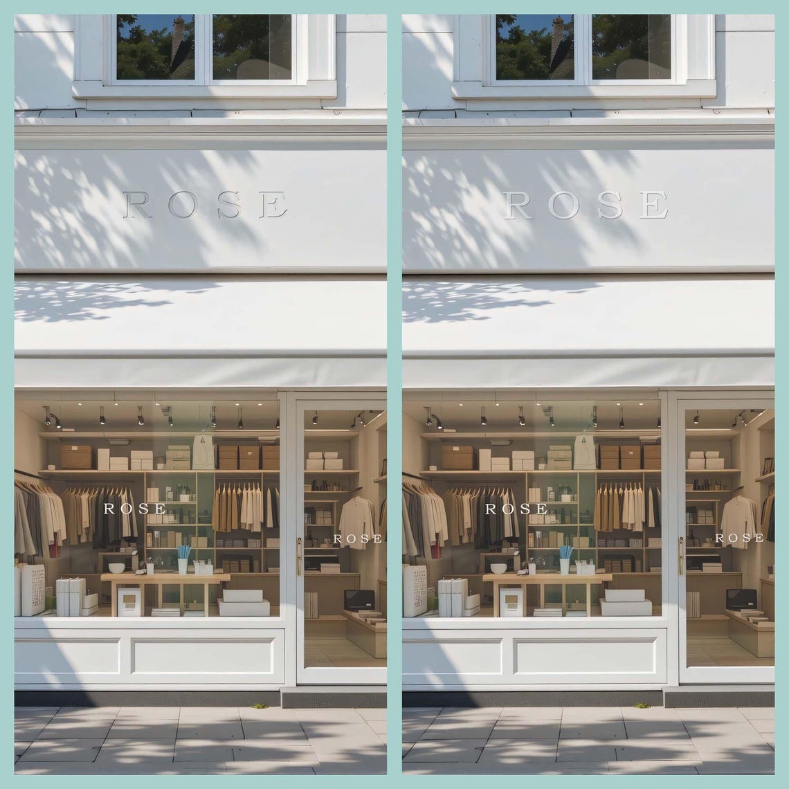 Minimalist Storefront Mockup PSD, Modern Retail Shop Front, Exterior ...