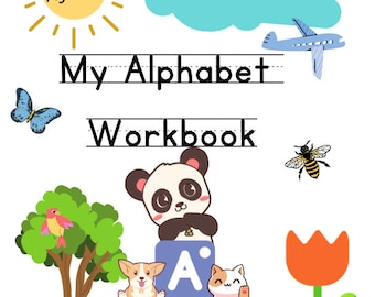Meu livro de exercícios do alfabeto