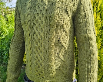 Maglione da pescatore a nido d'ape