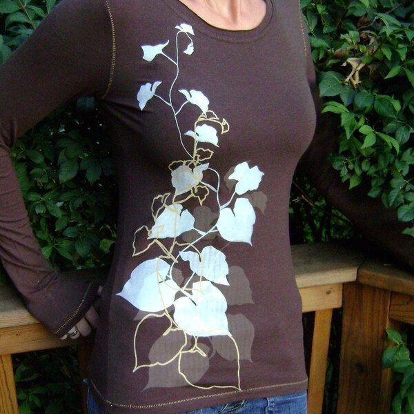 SALE - XS   Entanglement Tee Made From Bamboo
