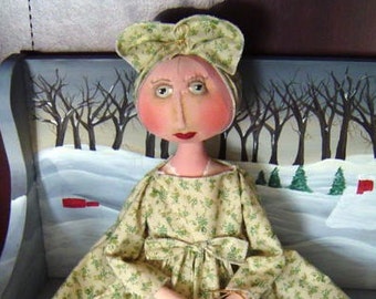 Primitive doll pattern Cissy cindy